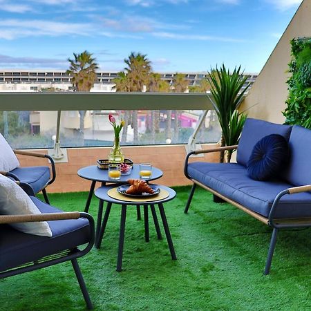 'Cap Confession' - Naturiste - Sea View - Beach - Parking -Air Conditionaire 아그 외부 사진