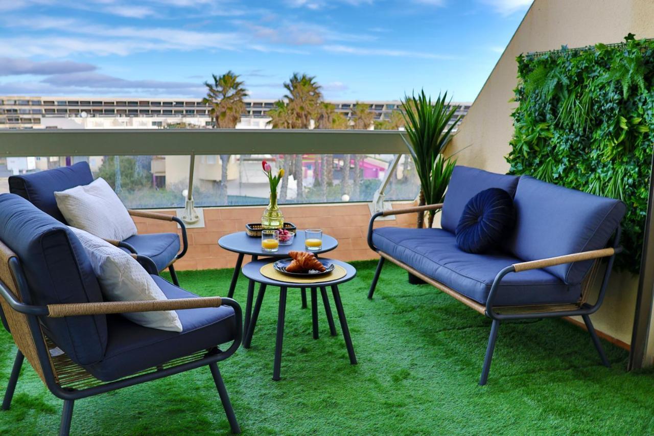 'Cap Confession' - Naturiste - Sea View - Beach - Parking -Air Conditionaire 아그 외부 사진